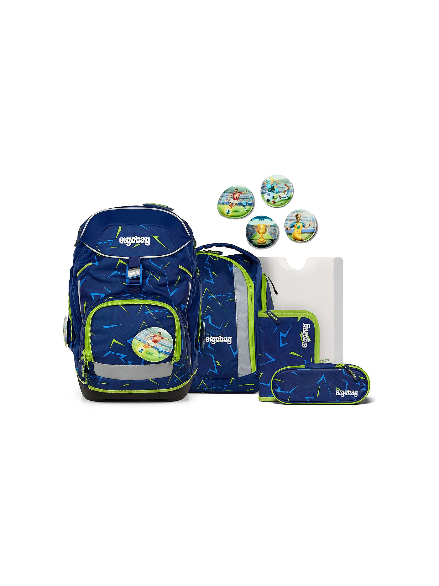 ERGOBAG | Schultasche Set 5tlg CUBO SpitzenreitBär | 